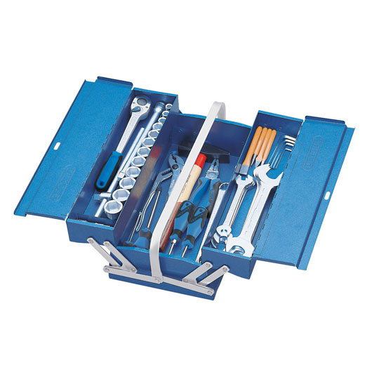 картинка 1263 L Инструментальный чемодан с набором инструментов S 1151 | Sortiment S 1151 + Werkzeugkasten  GED RED 6608330 — Gedore-tools.ru