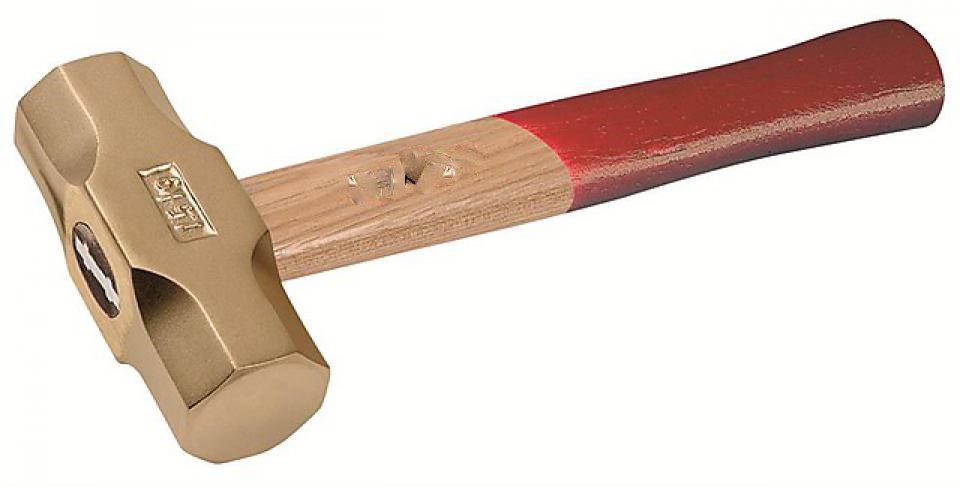 картинка Искробезопасный рудный молот GED RED с рукояткой из дерева ENDRES 1138000S — Gedore-tools.ru