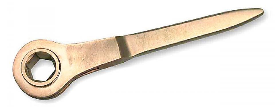 картинка Ключ искробезопасный накидной трещоточный 6-тигранный ENDRES 0137403S — Gedore-tools.ru