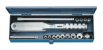картинка 8565-03 AL Динамометрический ключ в наборе 3/8" - метрический DREMOMETER AL 8-40 Нм GED RED 7682940 — Gedore-tools.ru