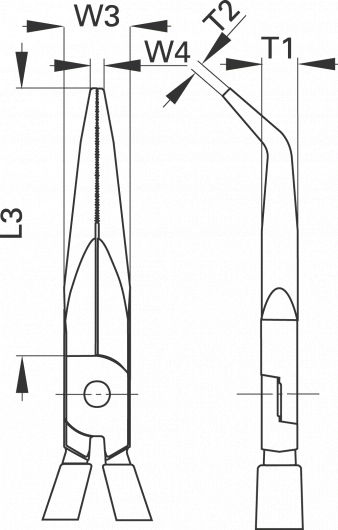 картинка 8136 AB-200 TL ОСТРОГУБЦЫ ДЛЯ МОНТАЖНЫХ РАБОТ прямые губки без режущих кромок GED RED 6723000 — Gedore-tools.ru