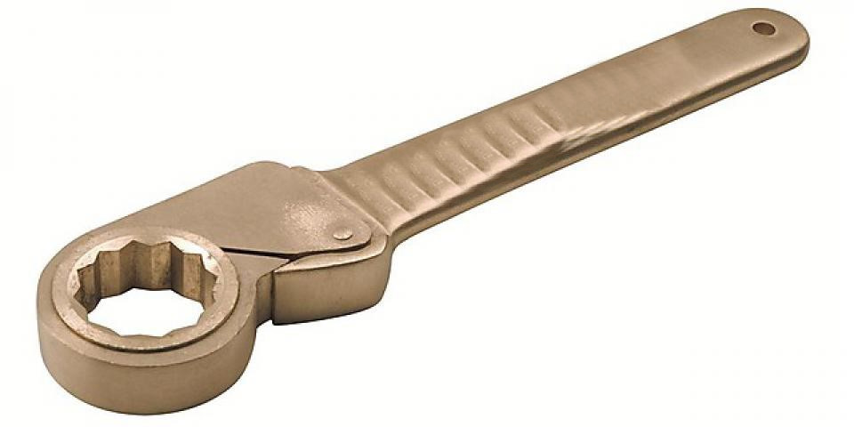 картинка Ключ искробезопасный накидной трещоточный 12-тигранный ENDRES 0137408C — Gedore-tools.ru
